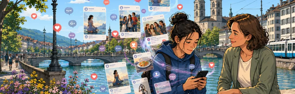 Social Media und junge Menschen Header